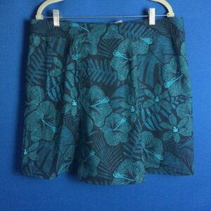 RipSkirt Hawaii XL NWT Wrap Skirt Vacation Maui Moonlight Teal Black